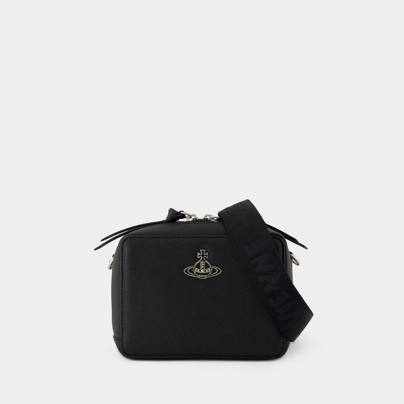 Sac À Bandoulière Melih Camera - Vivienne Westwood - Coton - Noir