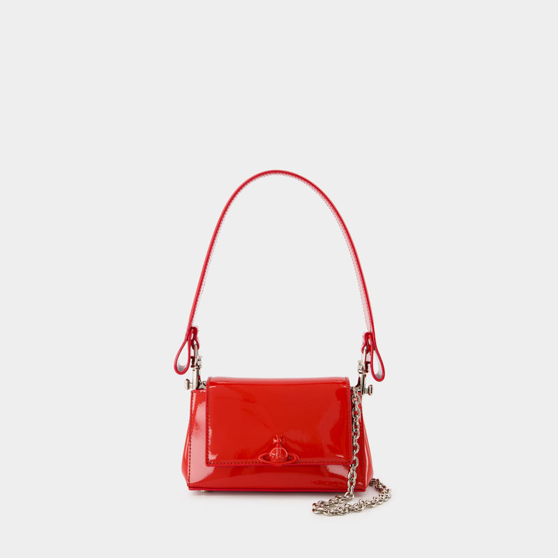 Sac À Main Hazel Small - Vivienne Westwood - Cuir - Rouge