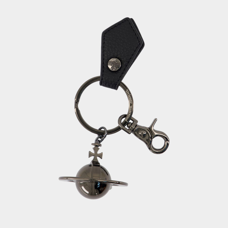Porte Clé 3d Orb - Vivienne Westwood - Métal - Noir