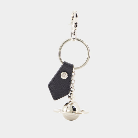 Porte Clé 3d Orb - Vivienne Westwood - Métal - Noir