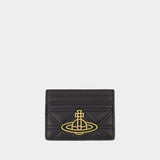 Porte-Carte Flat - Vivienne Westwood - Cuir - Noir