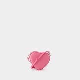 Sac À Bandoulière Mini Heart - Vivienne Westwood - Cuir - Rose