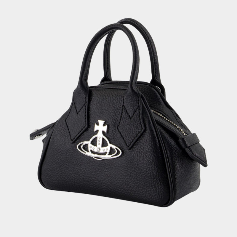 Sac À Main Mini Yasmine - Vivienne Westwood - Cuir - Noir