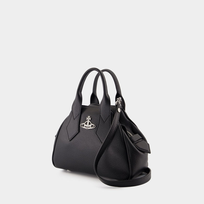 Sac À Bandoulière Yasmine Small - Vivienne Westwood - Cuir - Noir