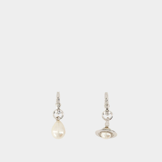 Boucles D'oreilles Claude - Vivienne Westwood - Laiton - Argenté