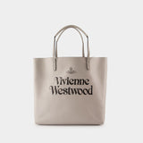 Cabas Studio - Vivienne Westwood - Cuir - Gris