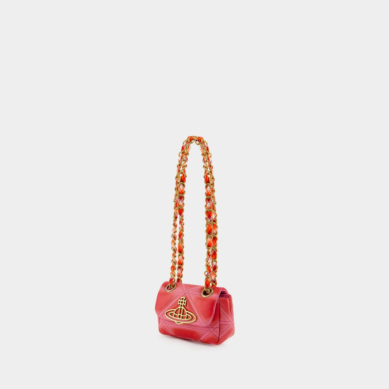 Sac À Main Vinnie - Vivienne Westwood - Cuir - Rose