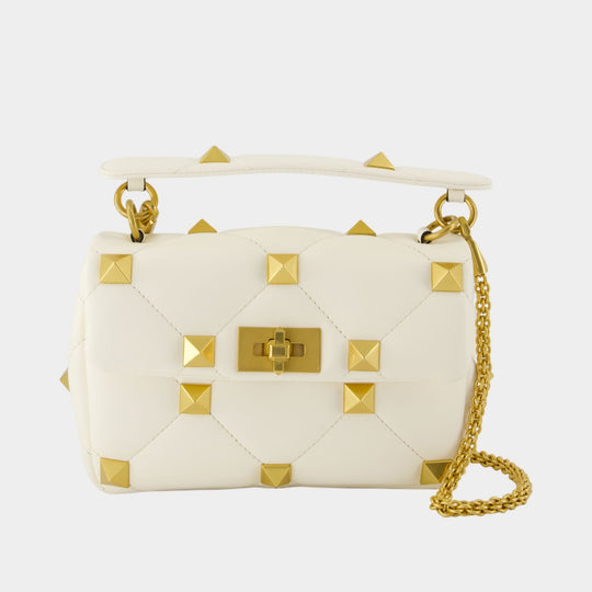 Sac Medium Shoulder en Cuir Blanc