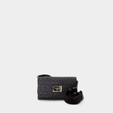 Sac À Bandoulière En Jacquard - Dolce&Gabbana - Coton - Noir