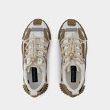 Sneakers Low Top - Dolce&Gabbana - Cuir - Blanc