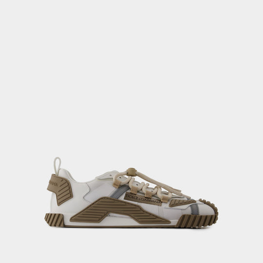 Sneakers Low Top - Dolce&Gabbana - Cuir - Blanc