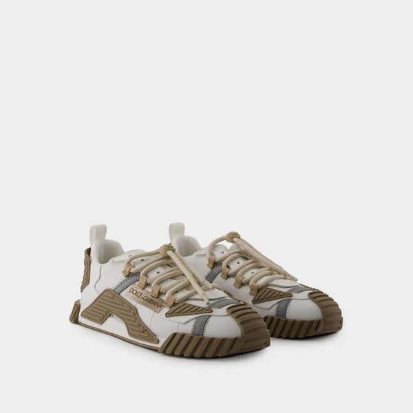 Sneakers Low Top - Dolce&Gabbana - Cuir - Blanc