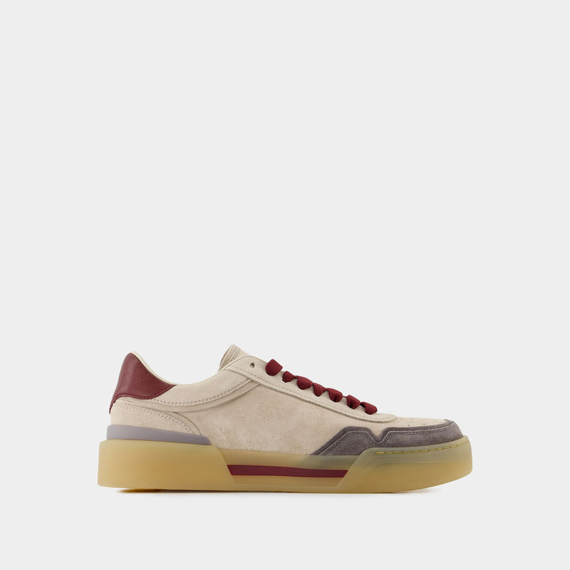 Sneakers Low Top - Dolce&Gabbana - Cuir - Beige