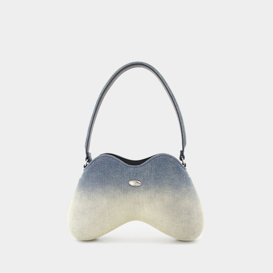 Sac Porté Épaule Double D - DIESEL - Coton - Bleu