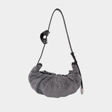 Sac À Main Grab-D Small - DIESEL - Coton - Argenté