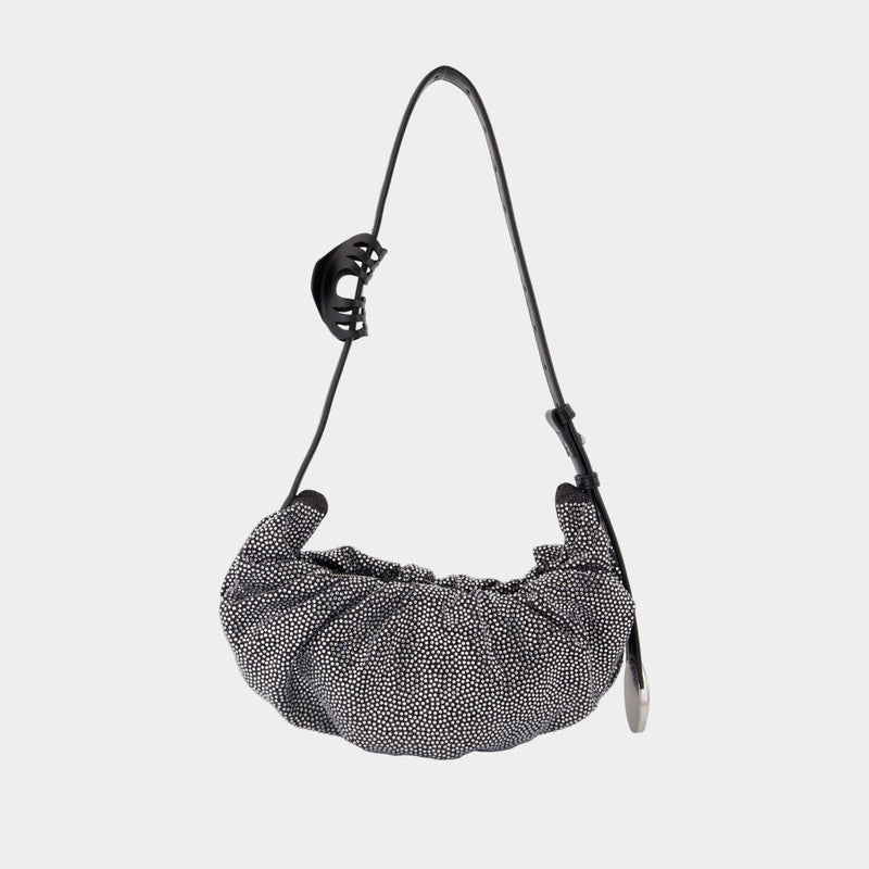 Sac À Main Grab-D Small - DIESEL - Coton - Argenté
