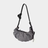 Sac À Main Grab-D Small - DIESEL - Coton - Argenté