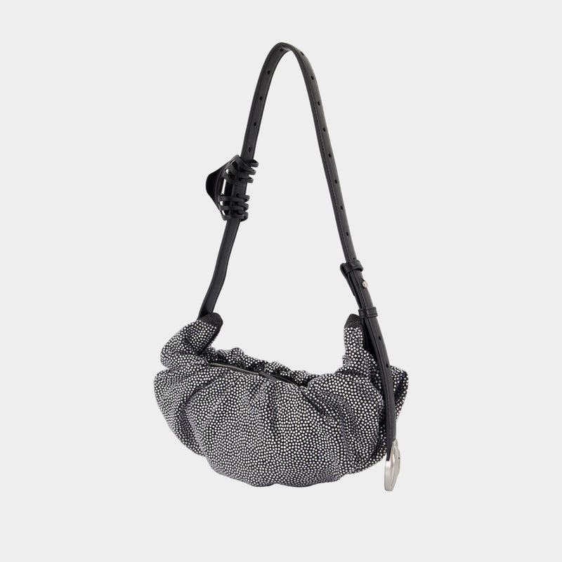 Sac À Main Grab-D Small - DIESEL - Coton - Argenté