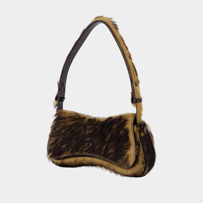 Pochette Play - DIESEL - Cuir - Marron
