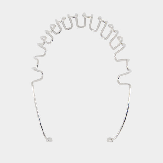 Bandeau Jibbitz Volt-D - DIESEL - Métal - Argenté