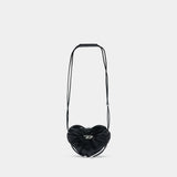 Sac À Bandoulière Scrunch-D Heart - DIESEL - Cuir - Noir