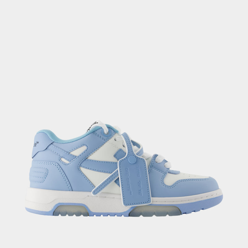 Sneakers Out Of Office - OFF WHITE - Cuir - Bleu