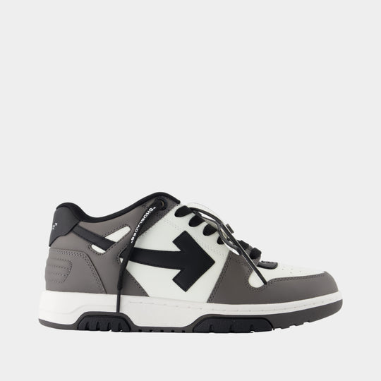 Sneakers Out Of Office - OFF WHITE - Cuir - Gris