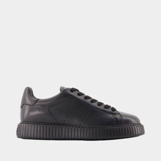 Sneakers H677 Allacc H Fori - Hogan - Cuir - Noir