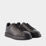 Sneakers H677 Allacc H Fori - Hogan - Cuir - Noir