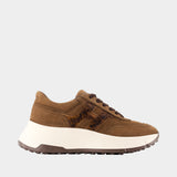 Sneakers H669 Allacciato H - Hogan - Cuir - Marron