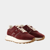 Sneakers H641 Allacciato H - Hogan - Cuir - Bordeaux