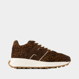 Sneakers H641 Allacciato H - Hogan - Cuir - Marron