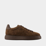 Sneakers H677 Allacc H Fori - Hogan - Cuir - Marron