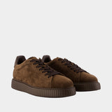 Sneakers H677 Allacc H Fori - Hogan - Cuir - Marron
