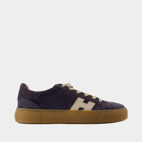 Sneakers H705 Allacciato H - Hogan - Cuir - Bleu