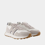 Sneakers H601 Allacciato H Patch - Hogan - Cuir - Gris