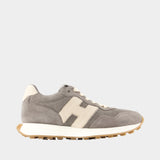 Sneakers H601 Allacciato H Patch - Hogan - Cuir - Gris