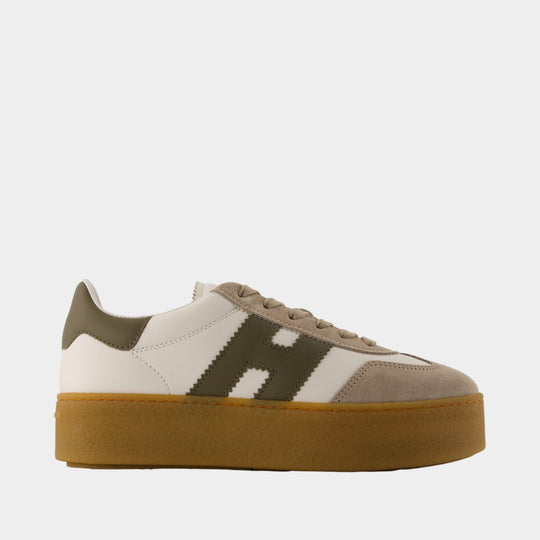 Sneakers H698 Allacciato H - Hogan - Cuir - Blanc