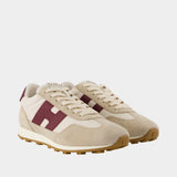 Sneakers H727 Allacciato H - Hogan - Cuir - Beige