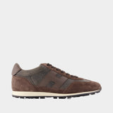 Sneakers H699 Allacciato H - Hogan - Cuir - Marron