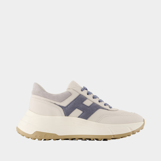 Sneakers H669 Allacciato H - Hogan - Cuir - Blanc
