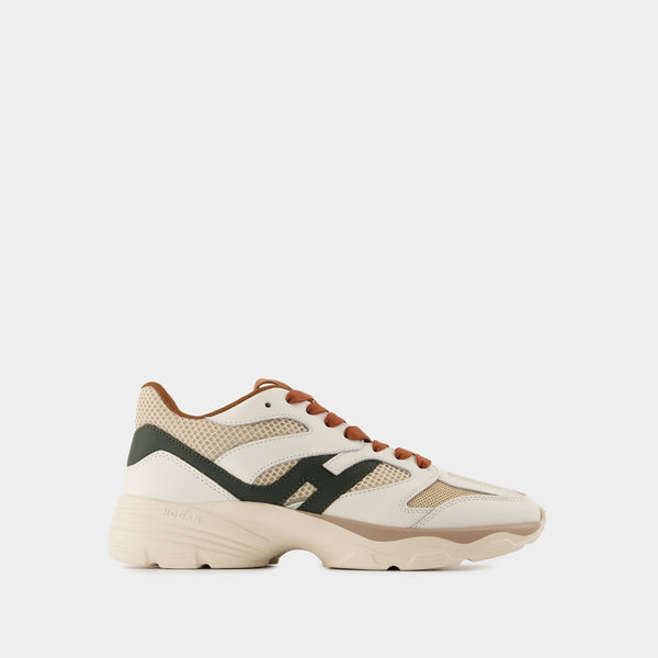 Sneakers H665 - Hogan - Cuir - Marron