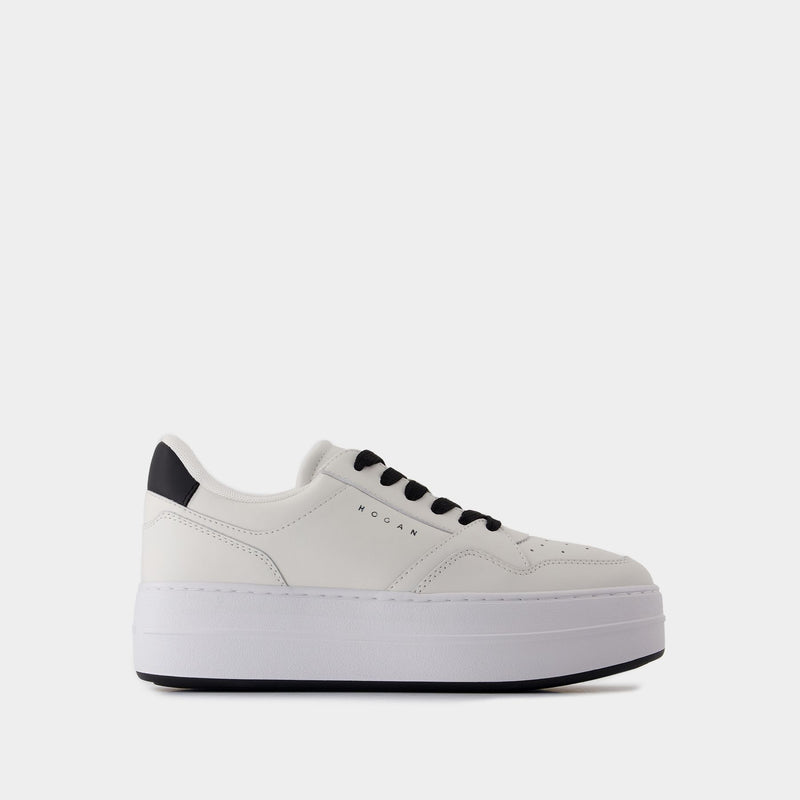 Sneakers H670 - Hogan - Cuir - Blanc