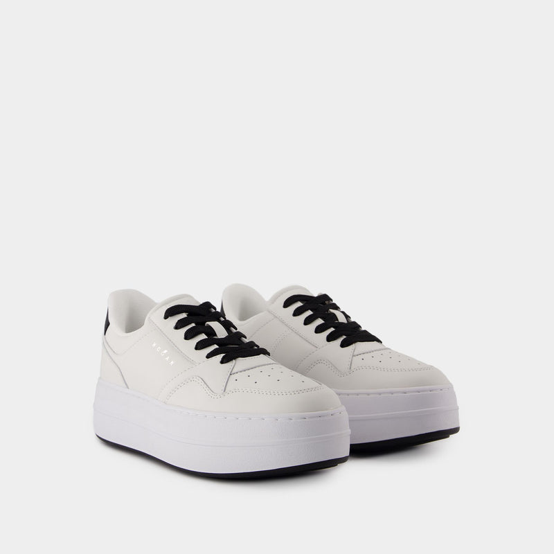 Sneakers H670 - Hogan - Cuir - Blanc