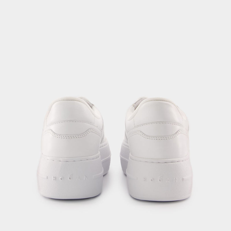 Sneakers H670 - Hogan - Cuir - Blanc