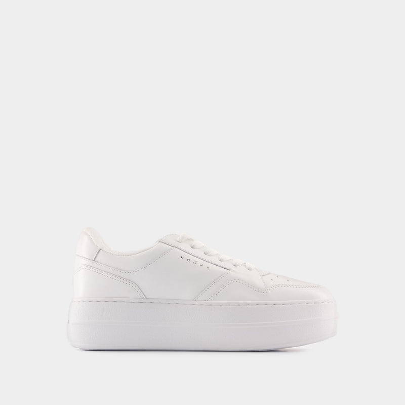 Sneakers H670 - Hogan - Cuir - Blanc