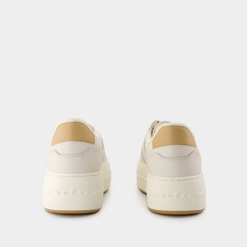 Sneakers H670 - Hogan - Cuir - Blanc