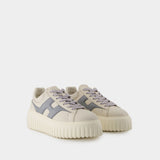 Sneakers H Stripes - Hogan - Cuir - Beige