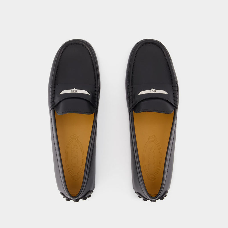 Chaussures Plates Gommino - Tod's - Gomme - Noir