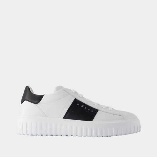 Sneakers H-Stripes Allacciato Banda - Hogan - Cuir - Multi